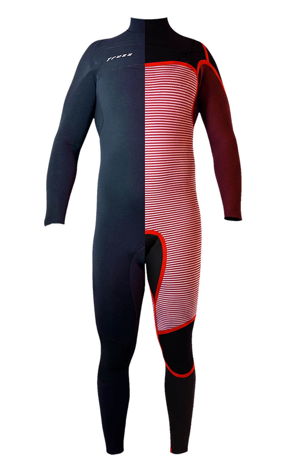 Long John 3.2mm NOVO XClassic - Chest Zip - Preto