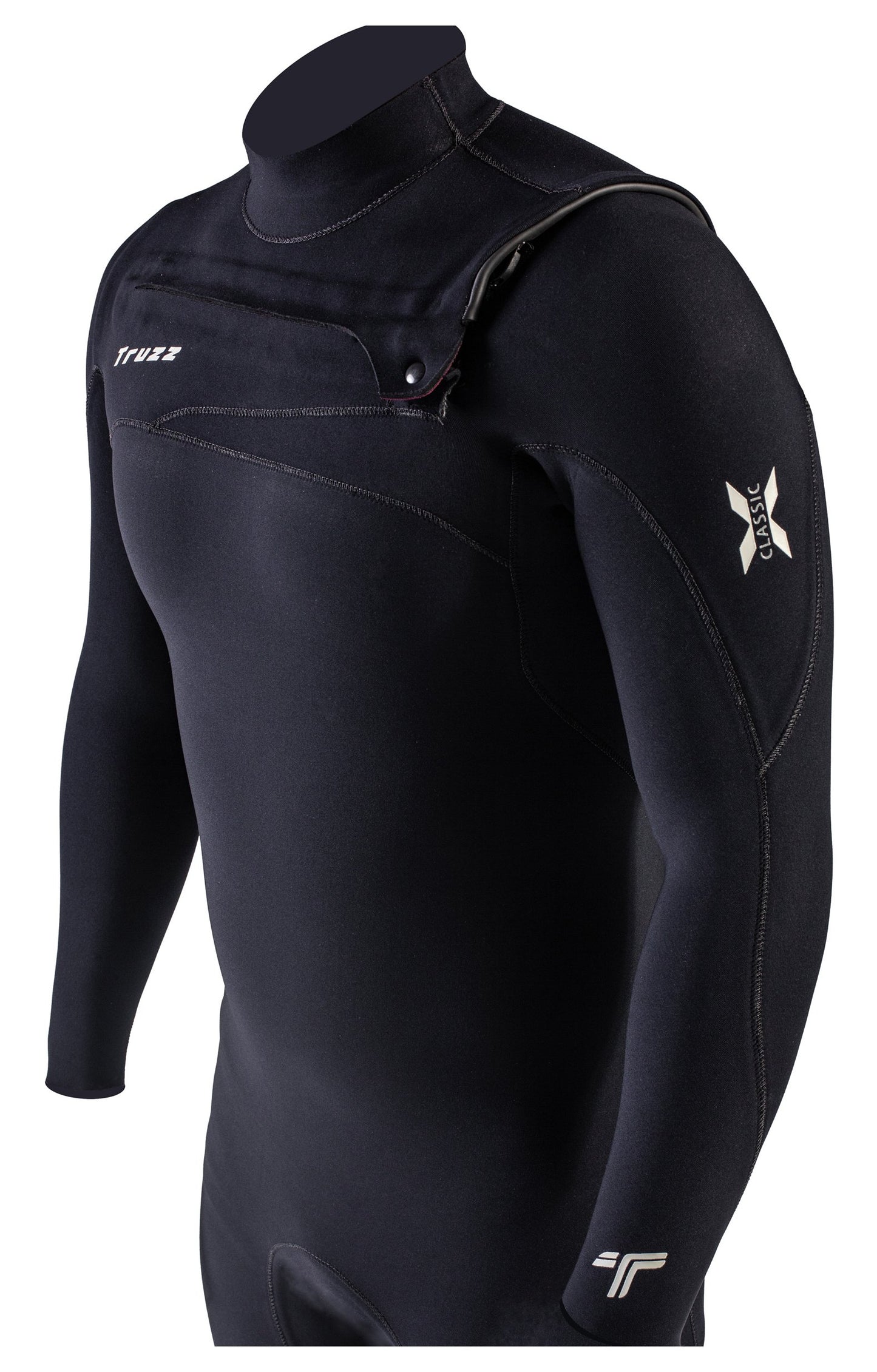 Long John 4.3 mm XClassic - Chest Zip - Preto
