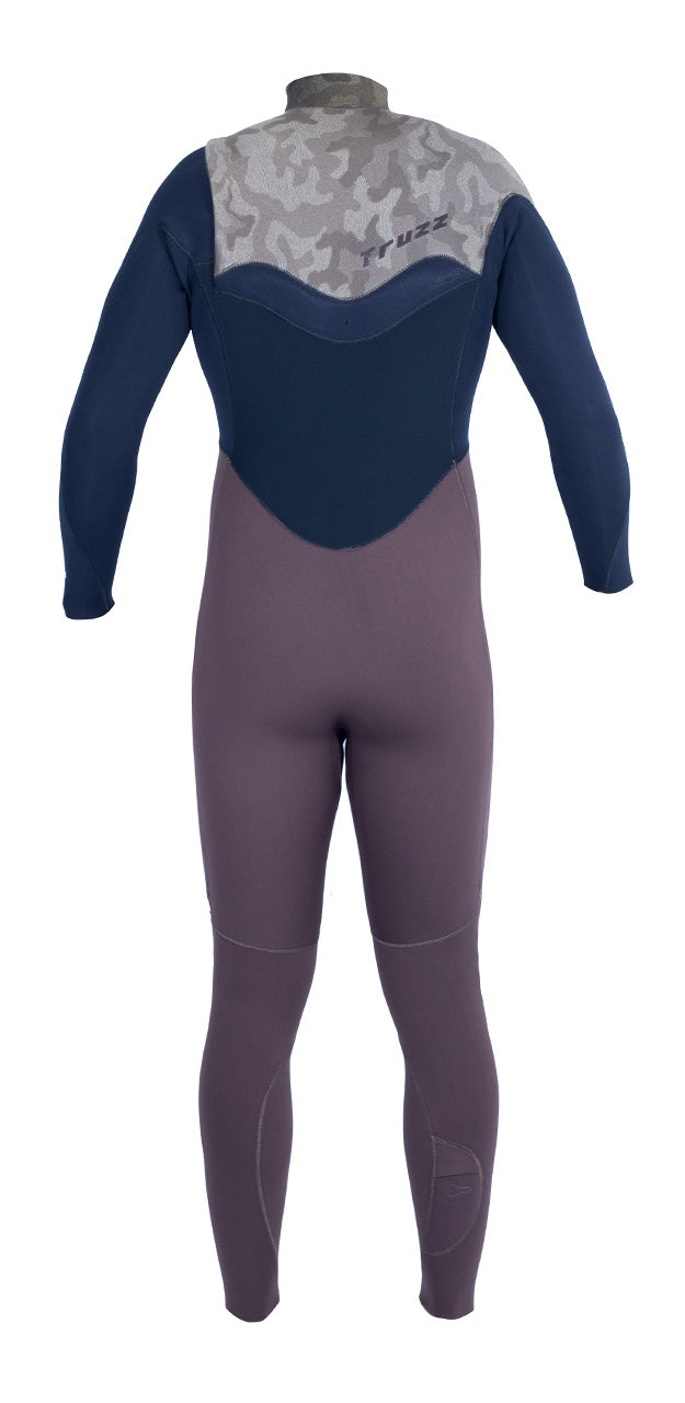 Long John 3.2 mm XConcept - Chest Zip - Camuflado Marrom / Marrom