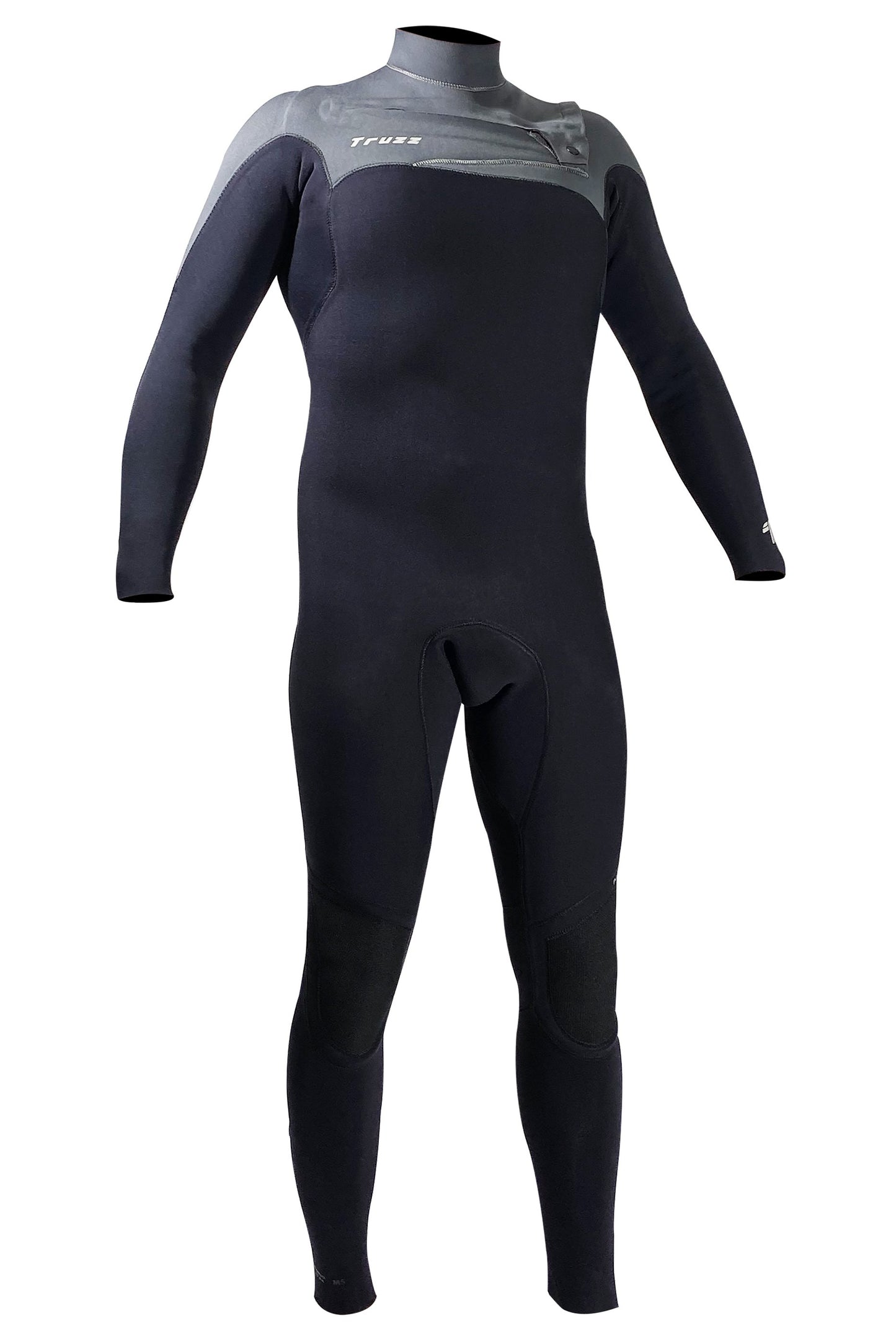 Long John 2.2mm XClassic - Chest Zip - Preto / Cinza