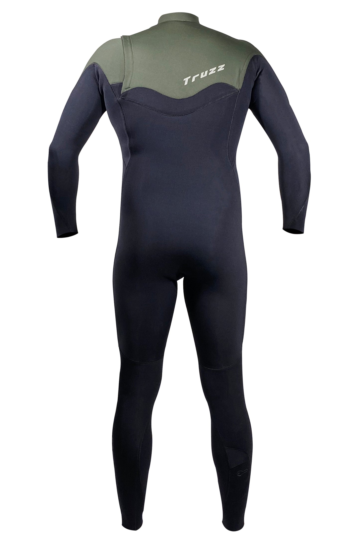 Long John 4.3mm XClassic - Chest Zip - Preto / Verde