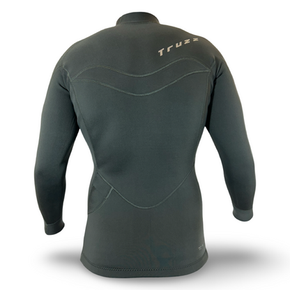 Jaqueta Neoprene 2 mm Flex XClassic - Verde Militar - Truzz Wetsuits