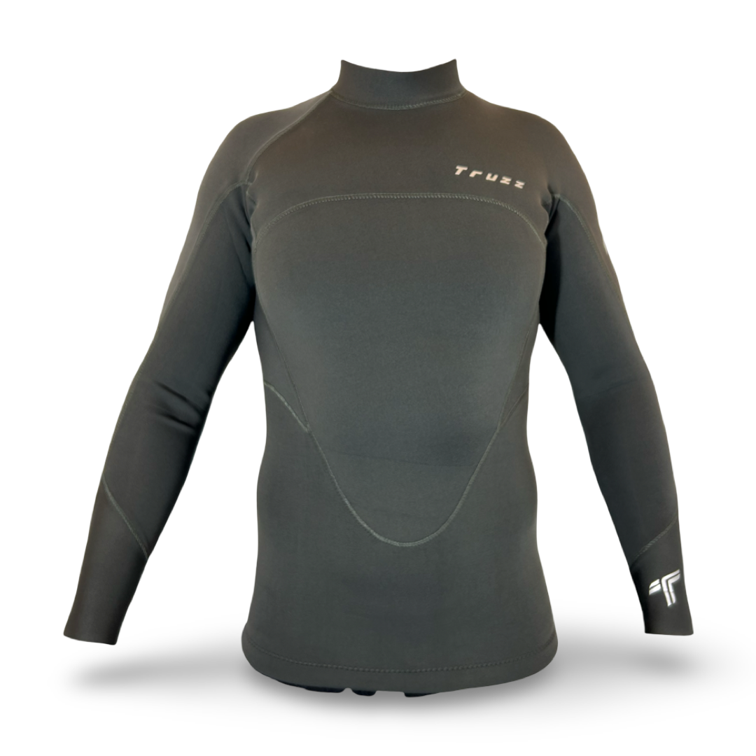 Jaqueta Neoprene 2 mm Flex XClassic - Verde Militar - Truzz Wetsuits
