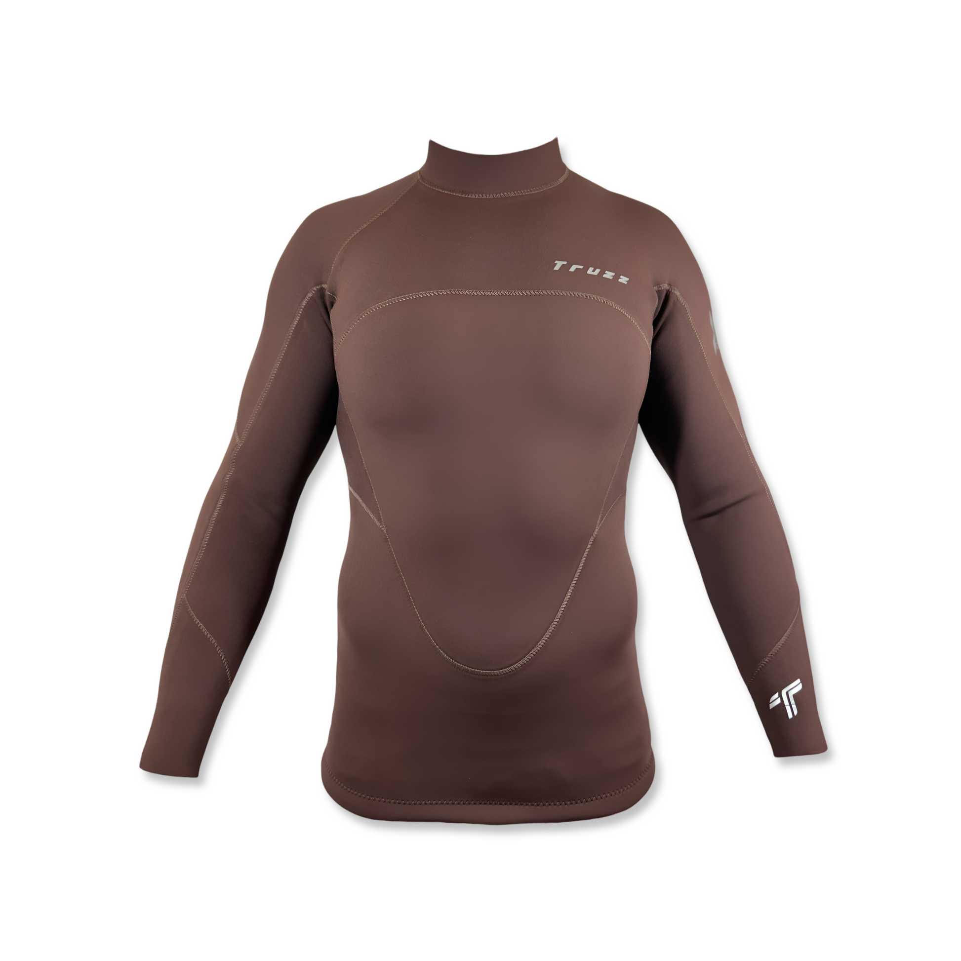 Jaqueta Neoprene 2 mm Flex XClassic - Marrom - Truzz Wetsuits