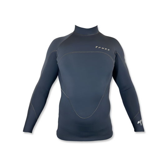 Jaqueta Neoprene 2 mm Flex XClassic - Cinza Chumbo