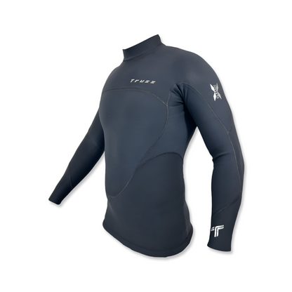 Jaqueta Neoprene 2 mm Flex XClassic - Cinza Chumbo