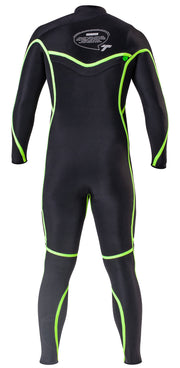 Long John 4.3mm XClassic - Chest Zip - Verde Musgo com Preto