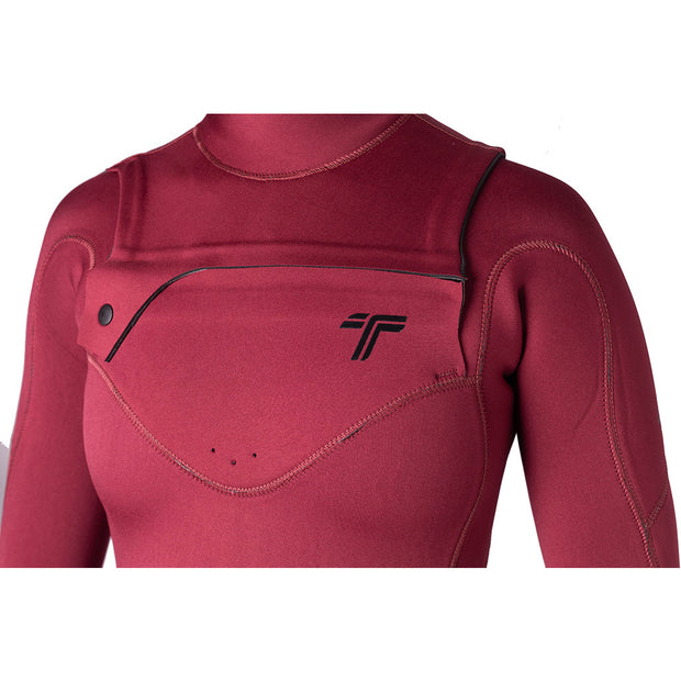 Long John 3.2 mm Ella Zip - Chest Zip - Vinho