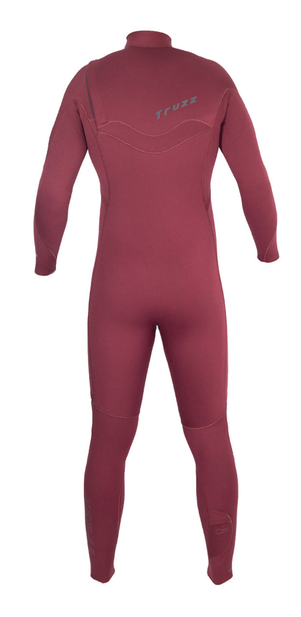 Long John 4.3mm XClassic - Chest Zip - Vinho