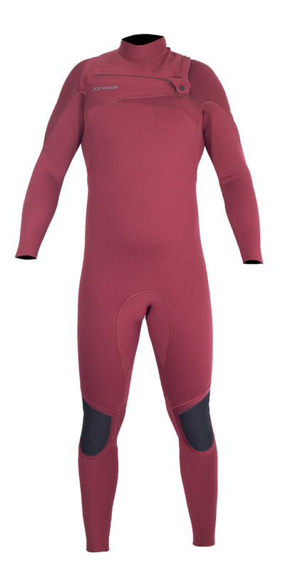 Long John 4.3mm XClassic - Chest Zip - Vinho