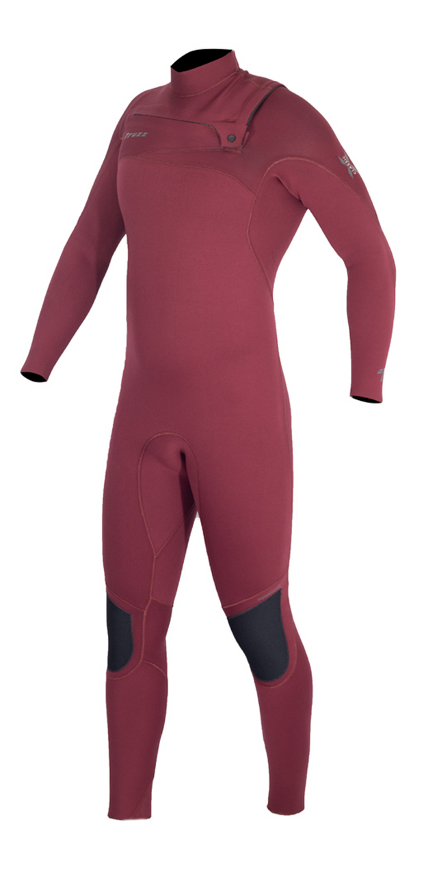 Long John 4.3mm XClassic - Chest Zip - Vinho
