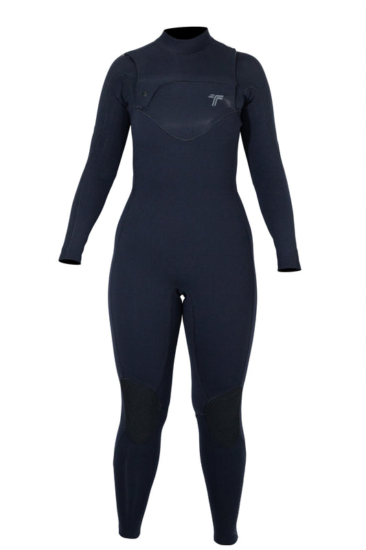 Long John 3.2 mm Ella Zip - Chest Zip - Preto
