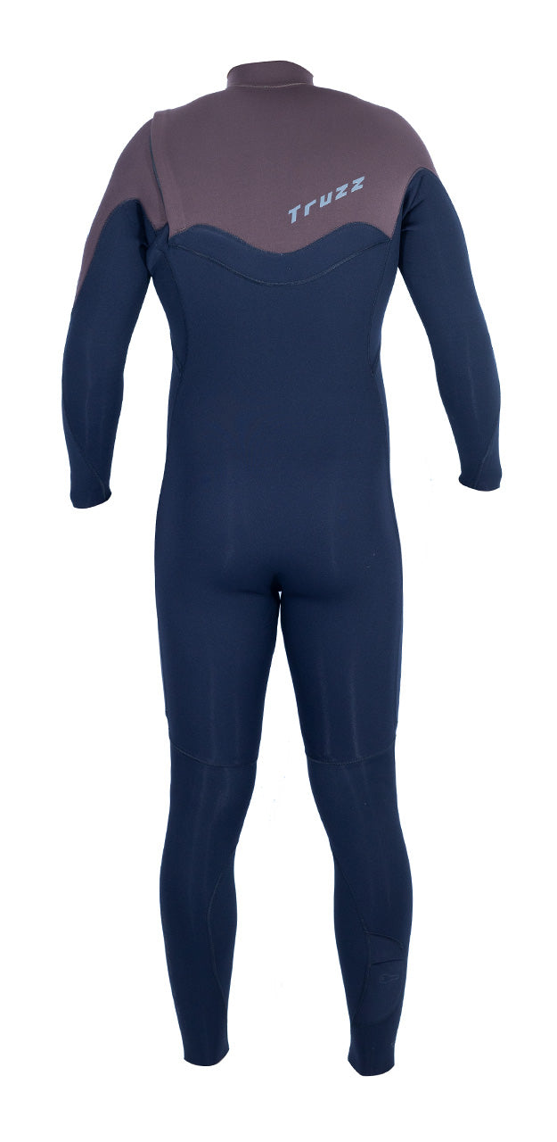 Long John 2.2mm XClassic - Chest Zip - Preto / Marrom