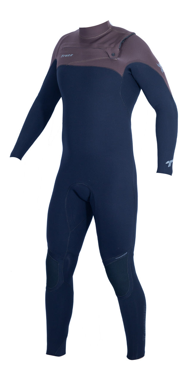 Long John 2.2mm XClassic - Chest Zip - Preto / Marrom