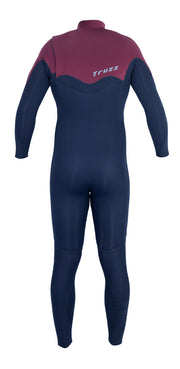 Long John 2.2mm XClassic - Chest Zip - Preto / Vinho