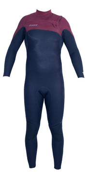 Long John 2.2mm XClassic - Chest Zip - Preto / Vinho