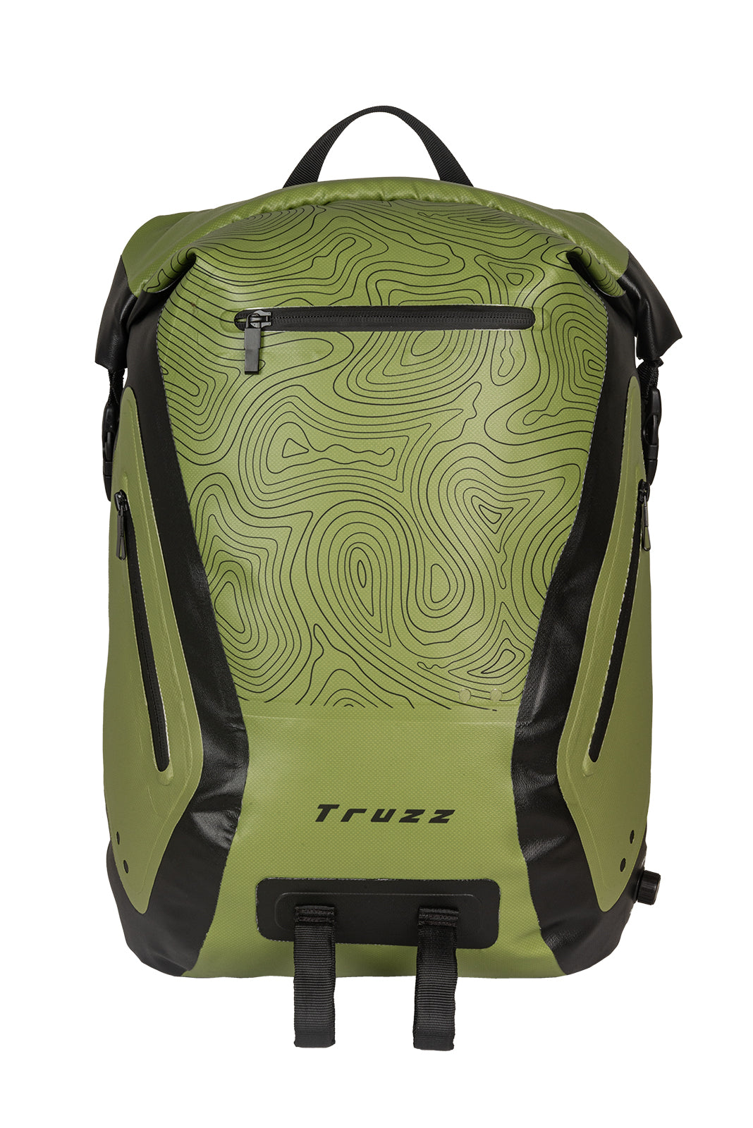 Mochila Estanque Truzz Expedition 26L 3 zíperes Verde – Truzz Wetsuits