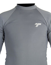 Camiseta Lycra UV50+ Infantil - Cinza
