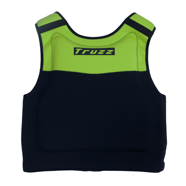 Colete Neoprene Canoagem Vela - X Paddle - Preto com Verde Limão