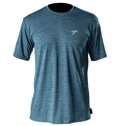 Camisa DryFit Manga Curta UV50+ Truzz Azul