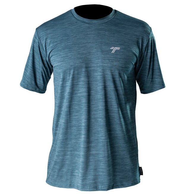 Camisa DryFit Manga Curta UV50+ Truzz Azul