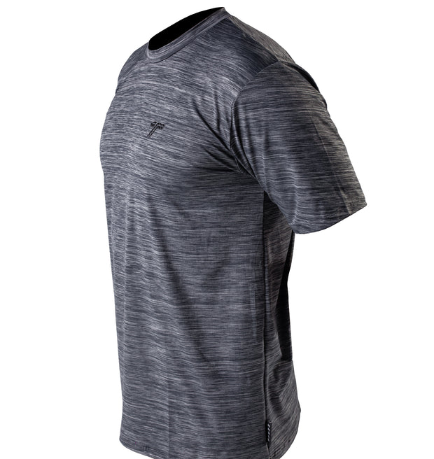 Camisa DryFit Manga Curta UV50+ Truzz Cinza