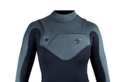 Long John 3.2 mm Ella Zip - Chest Zip - Preto / Cinza