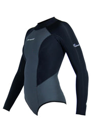 Maiô Neoprene 1,5 mm - VÊNUS - Cinza / Preto