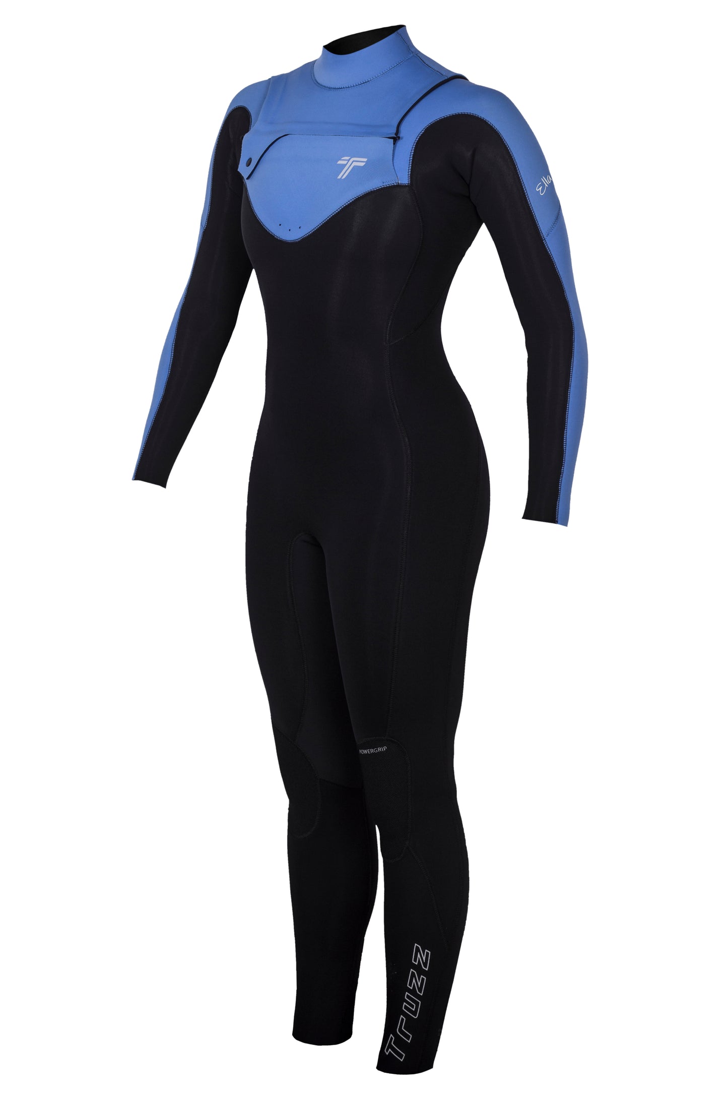 Long John 3.2 mm Ella Zip - Chest Zip - Azul Claro
