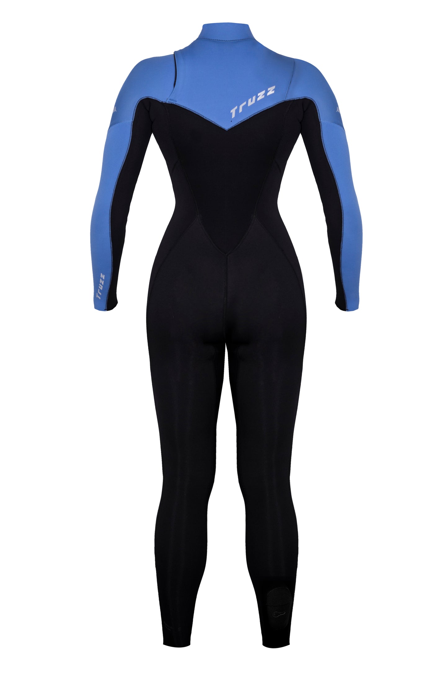 Long John 3.2 mm Ella Zip - Chest Zip - Azul Claro