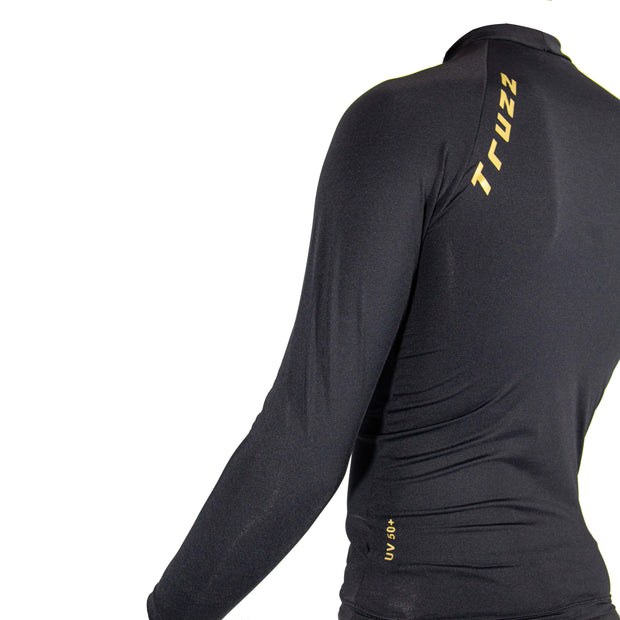 Camiseta Lycra UV50+ Infantil - Preta