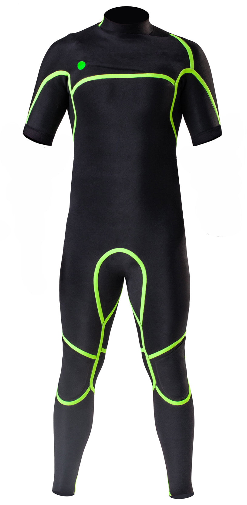 Long John 2.2mm XClassic - Chest Zip - Manga Curta - Preto