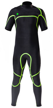 Long John 2.2mm XClassic - Chest Zip - Manga Curta - Preto