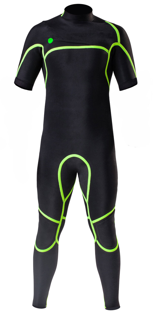 Long John 2.2mm XClassic - Chest Zip - Manga Curta - Preto