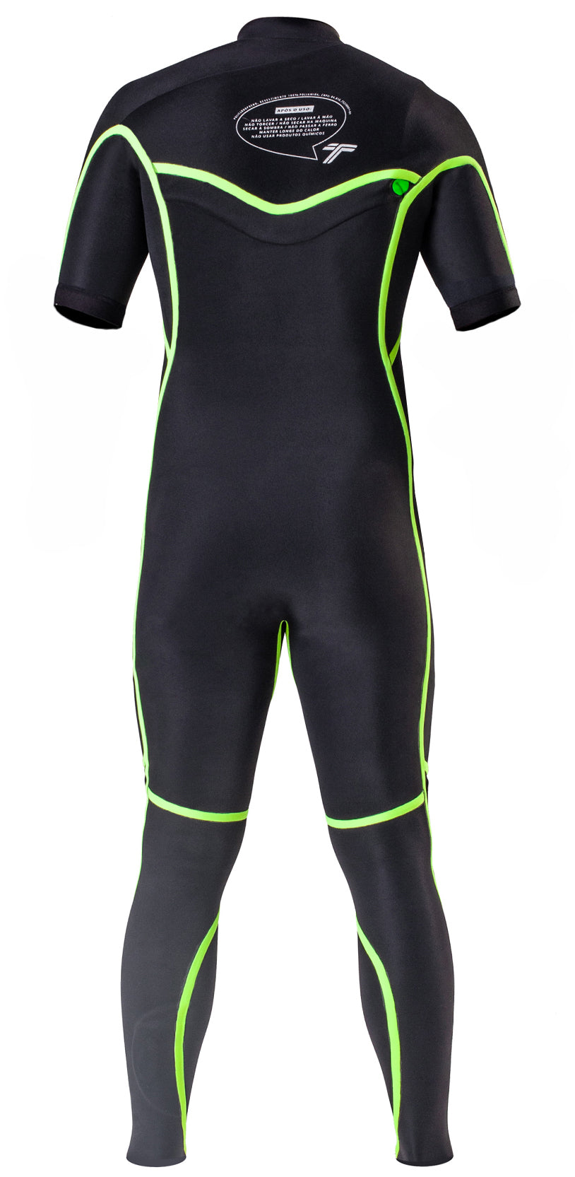 Long John 2.2mm XClassic - Chest Zip - Manga Curta - Preto