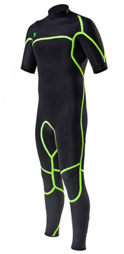 Long John 2.2mm XClassic - Chest Zip - Manga Curta - Preto