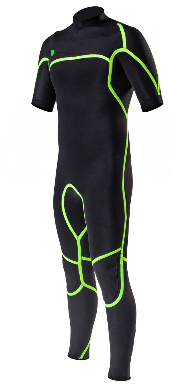 Long John 2.2mm XClassic - Chest Zip - Manga Curta - Preto