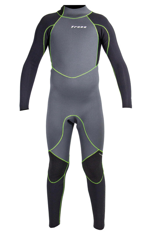 Long John Infantil 3.2 mm Truzz - Cinza Preto