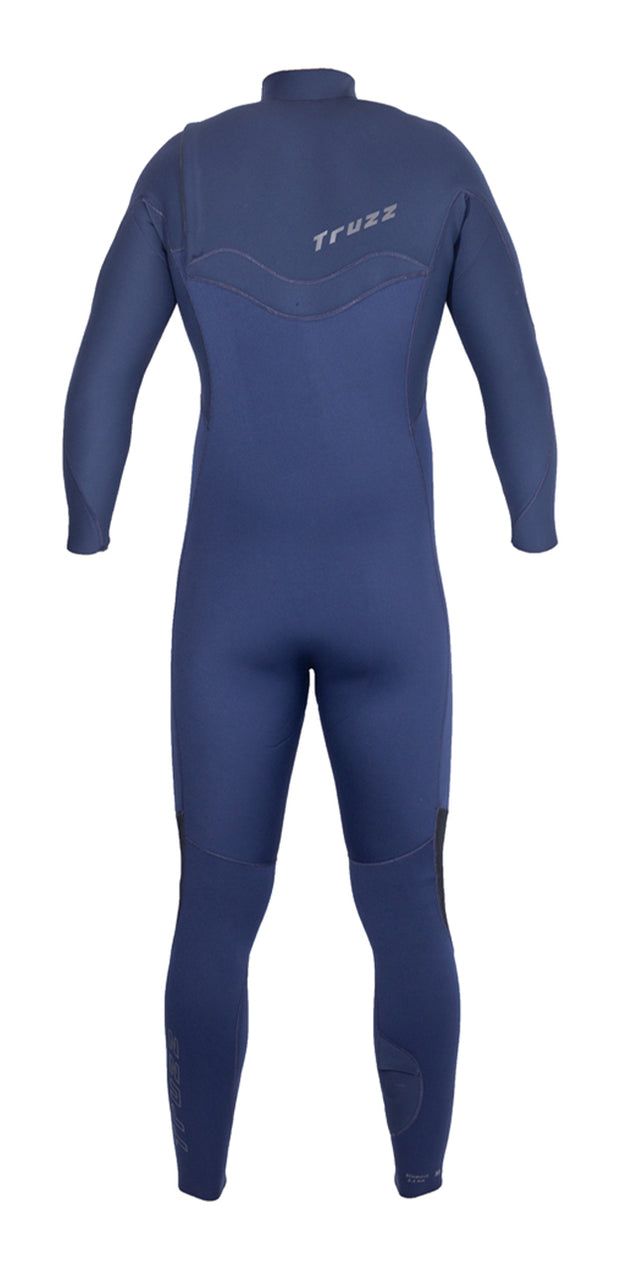 Long John 3.2mm XClassic - Chest Zip - Azul Marinho