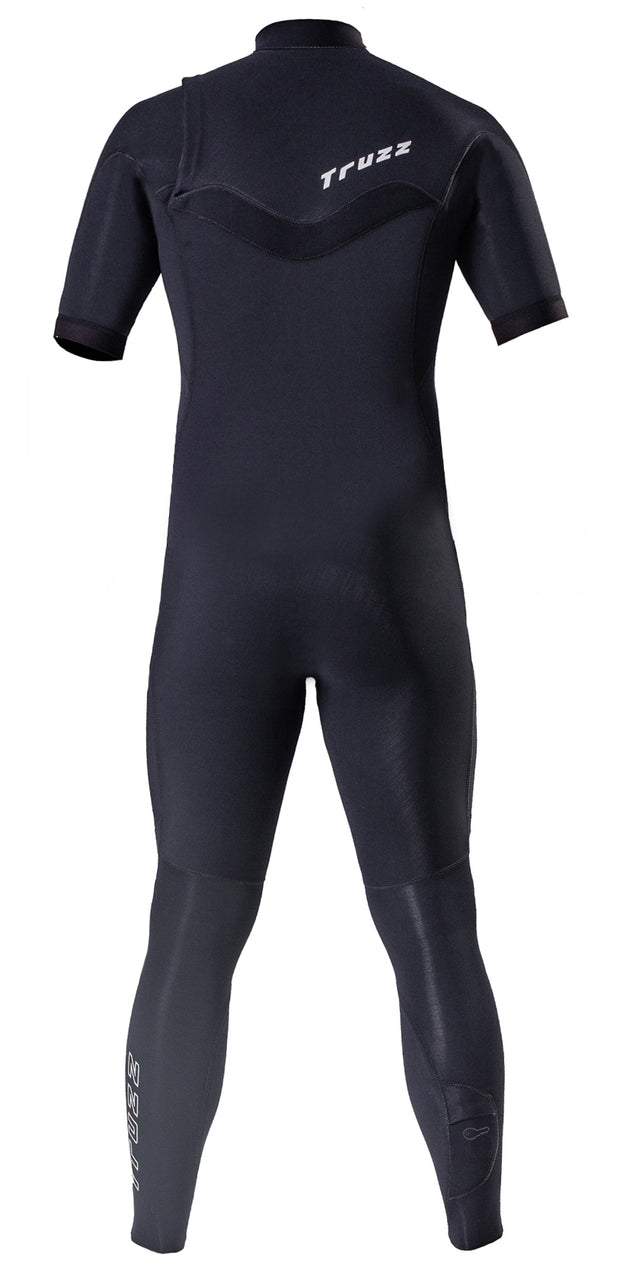 Long John 2.2mm XClassic - Chest Zip - Manga Curta - Preto