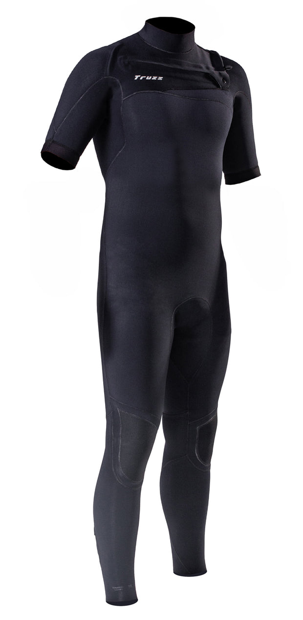 Long John 2.2mm XClassic - Chest Zip - Manga Curta - Preto
