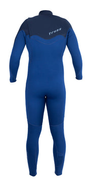 Long John 3.2 mm XClassic - Chest Zip - Azul Marinho / Preto