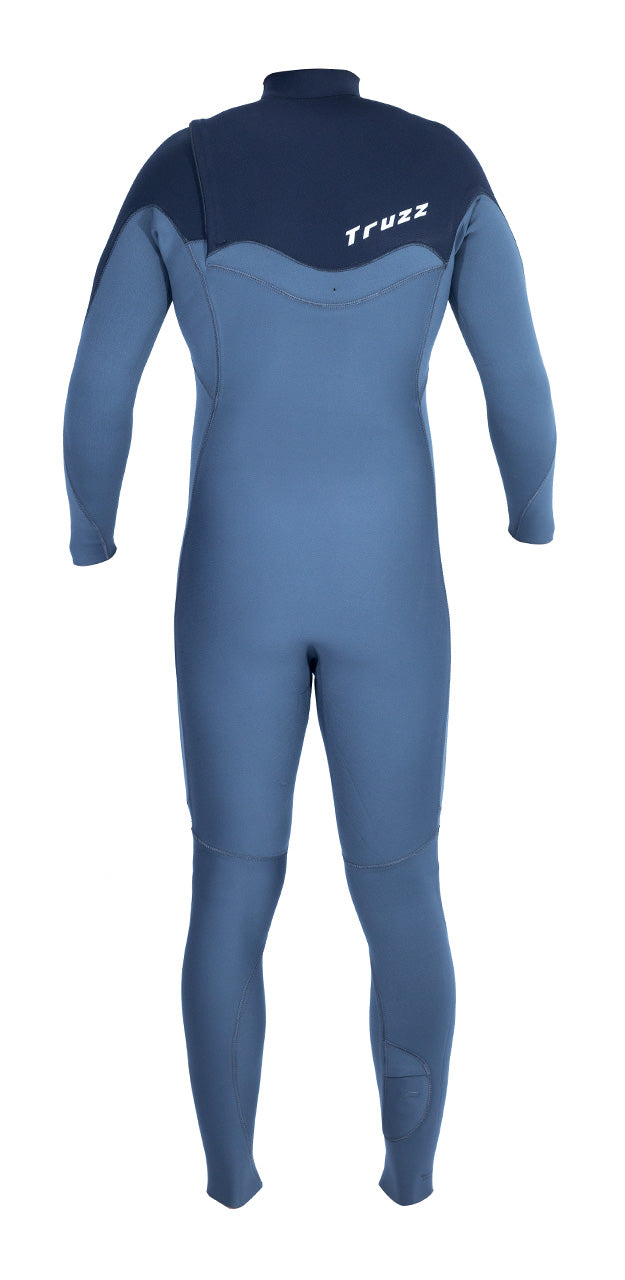 Long John 2.2 mm XClassic - Chest Zip - Cinza / Preto