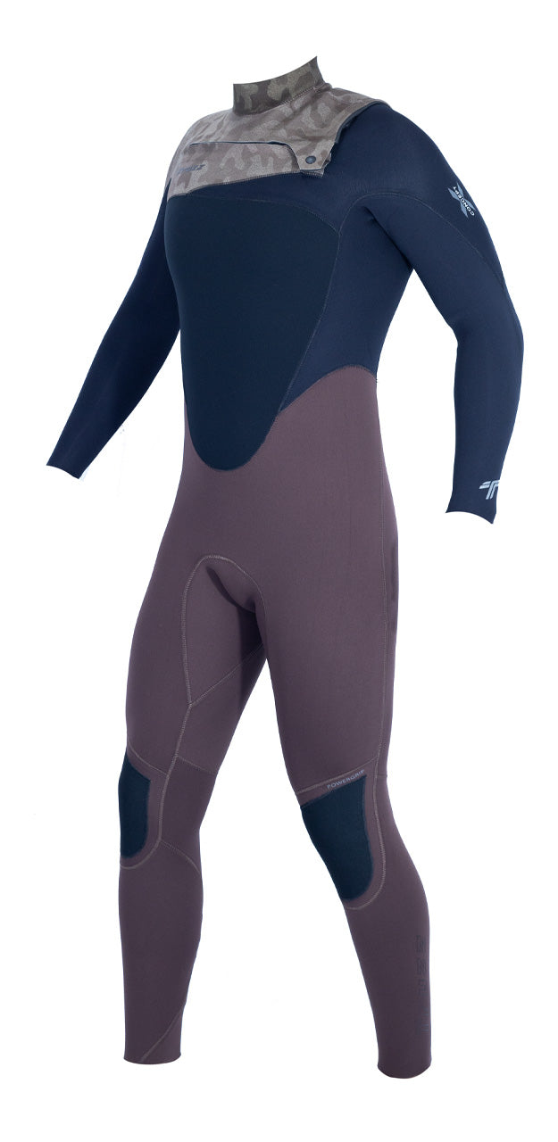Long John 3.2 mm  XConcept - Chest Zip - Camuflado Marrom / Marrom