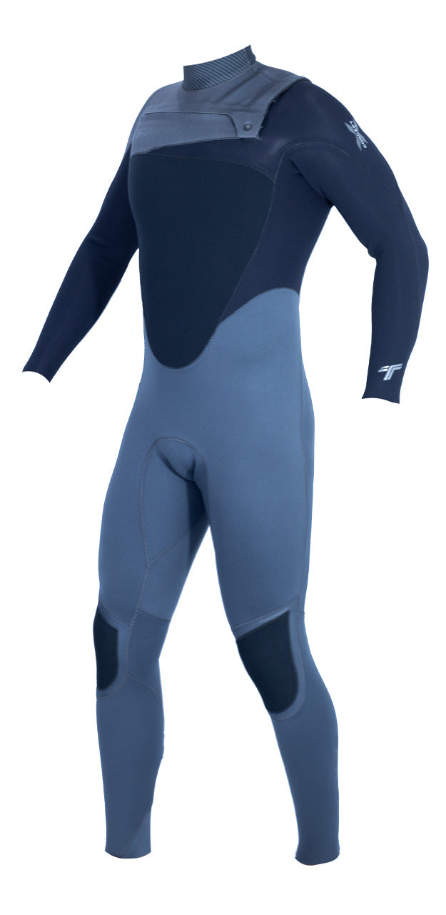 Long John 3.2 mm XConcept - Chest Zip - Carbono / Cinza