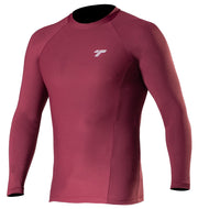 Camiseta Lycra UV50+ Masculina Bordo