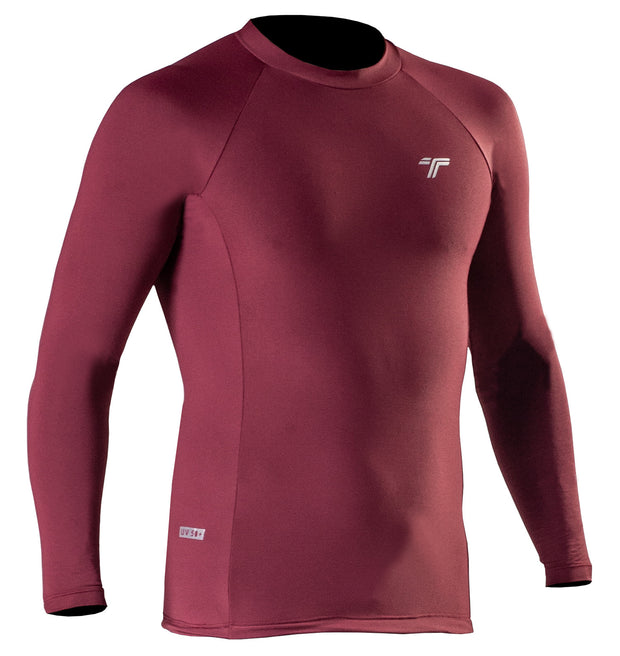 Camiseta Lycra UV50+ Masculina Bordo