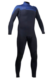 Long John 3.2mm XClassic - Chest Zip - Preto / Azul Marinho