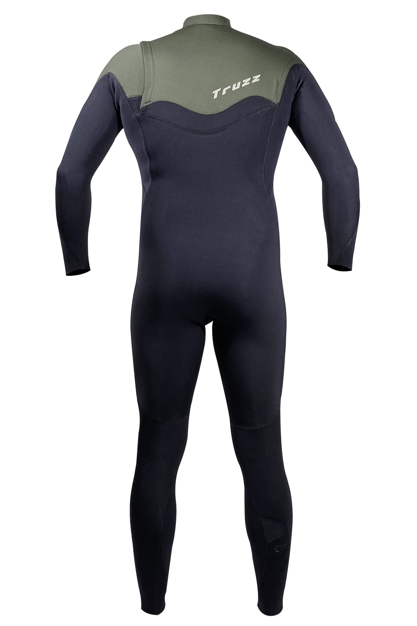 Long John 2.2mm XClassic - Chest Zip - Preto / Verde